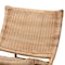 Baxton Studio Herrara Modern Bohemian Natural Brown Antique Rattan Foldable Lounge Chair 219-12705-ZORO - alternate 10